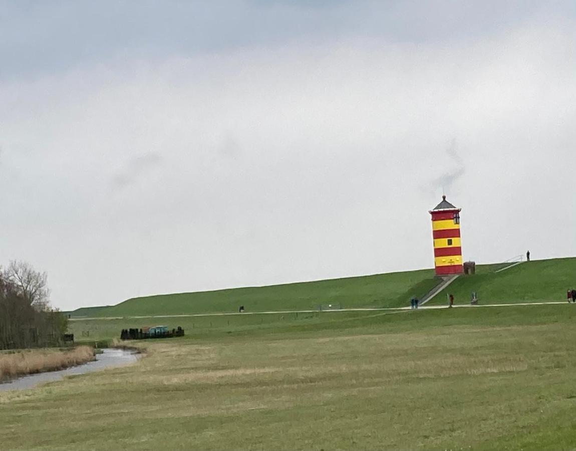 Ferienhaus Heimathafen Neßmersiel Esterno foto