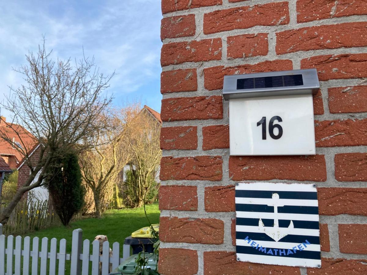 Ferienhaus Heimathafen Neßmersiel Esterno foto